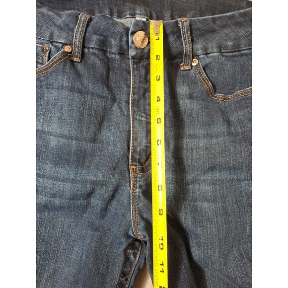seven7 jeans Womens Sz 14 Blue Denim Classy Casual High Rise Tummless Slim Boot - Picture 4 of 11